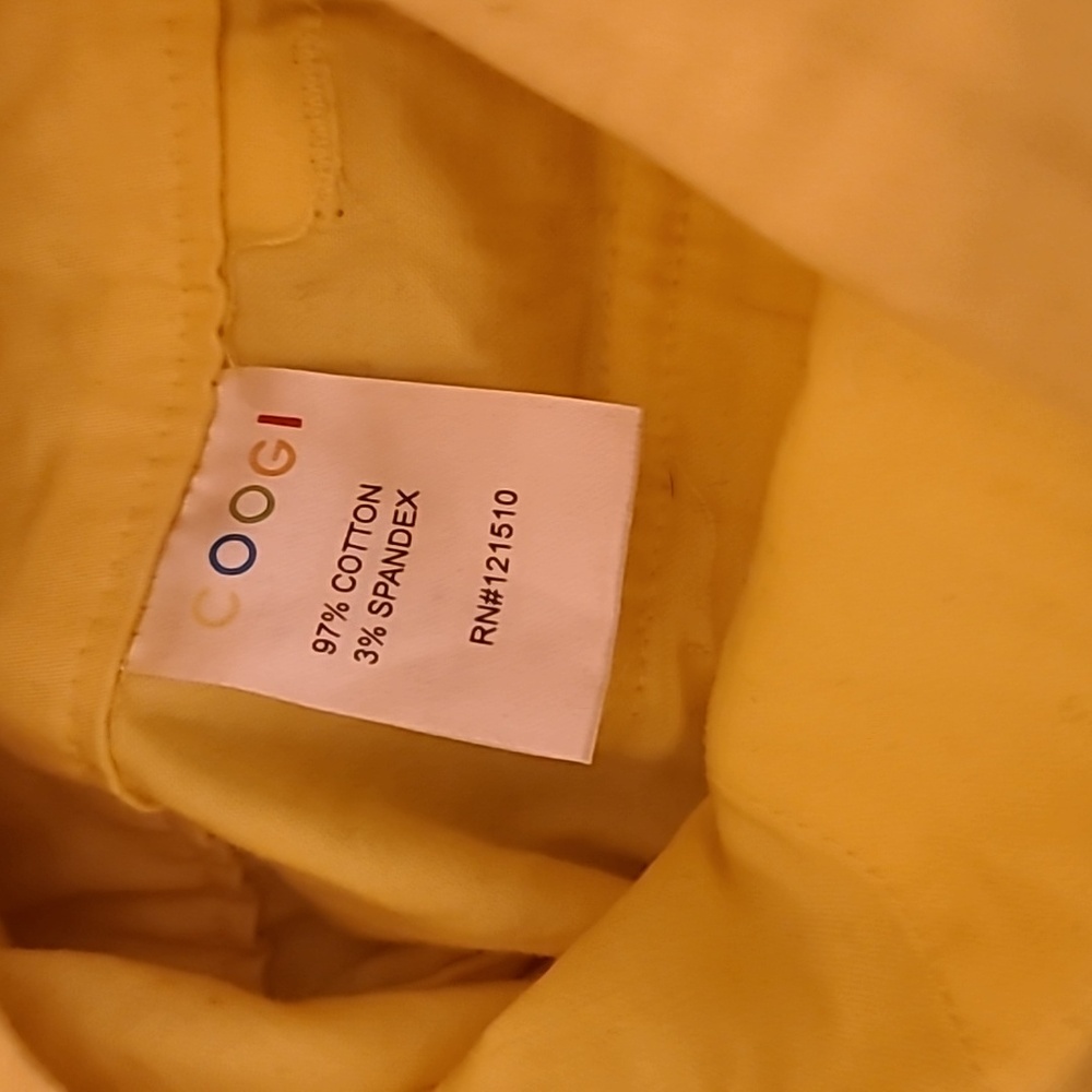 Y2K COOGI women's Yellow Romper Sz.11/12 - Picture 11 of 14